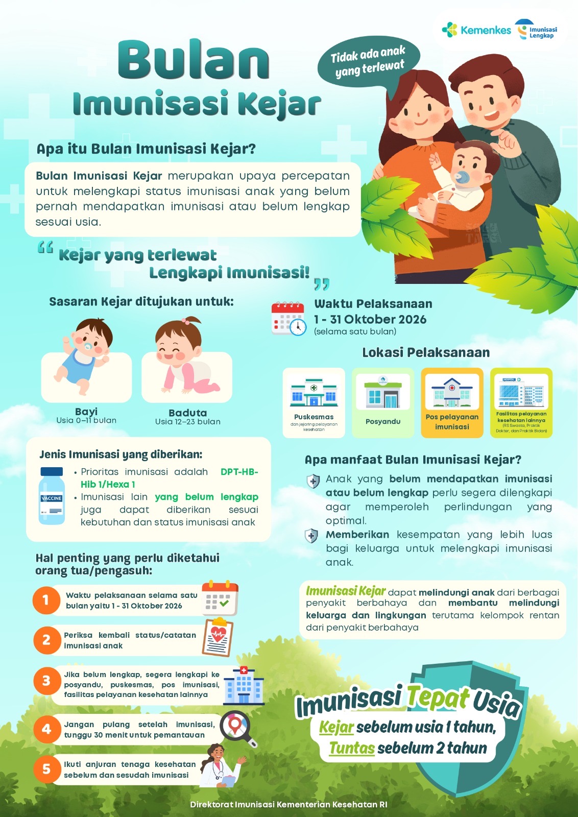 Bulan imunisasi kejar